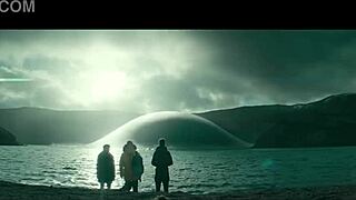 Sexy latina rides big black cock in cowgirl with bubble butt and shaved pussy