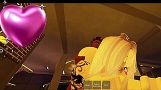 so this snowbunny hooks up with a massive bbc on roblox and things get rough with monster cock pounding in the mix