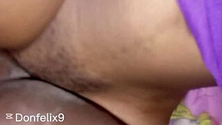 petite black teen 18+ takes it hard and fast in quickie fucking session from donfelix9