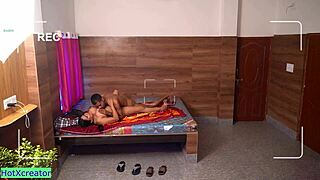 Sexy college girl gets intimate in her uniform for some hot Indian action 🔥📚