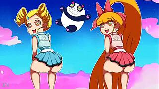 teenage powerpuff girls show off throwing it back in casual dance moves