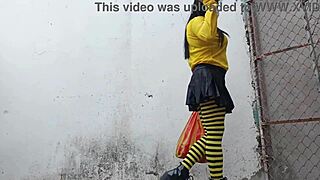 hey salesman why don't you fuck this hot latina woman hard in your room like that?