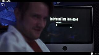 The mad scientist freezes his young 18+ lab partner Matty Mila, then fucks her till she squirts wildly.