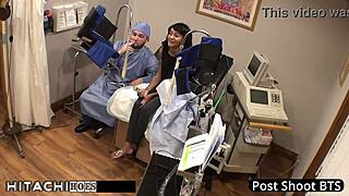 I become Doctor Tampa to test Eliza Shields with mandatory Hitachi orgasms as a human guinea pig