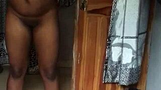 Naijahomemadepussy feels so refreshed after her curvy morning shower in this homemade solo video.