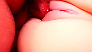 double penetration stretches shaved pussy fuck doll wide