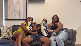 Oh man, I caught my boyfriend fucking my stepmom in this homemade brazilian roleplay video.