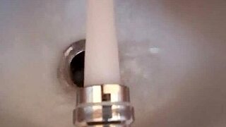 gretala's muscular fingers tease brunette pussy lips before plunging into her tight ass hole?