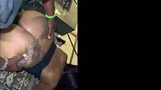 College Frat Party Escalates With Wild Outdoor Blowjob And Cumshot Action Involving Ebony Pornstar Teasing Big Black Cock.