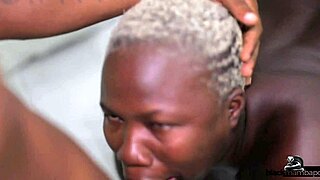 Helpful neighbor with huge cock, can you believe he cums twice right on Nimi's big fat ass?