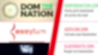 Busty teen 18+ anal sub gets rammed deep in bondage with domination and rough face fucking in group