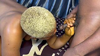 On our first date, my neighbor surprised me with such a sloppy intense blowjob I couldn't forget.