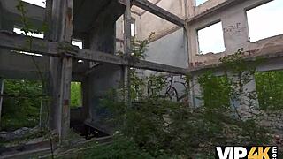 Echoes Of Inhuman Fucking With Cute Brunette Girlfriend In Outdoor Russian Sex