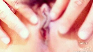 Amateur asian explores bdsm through intense clit masturbation in a japanese massage session leading to orgasm