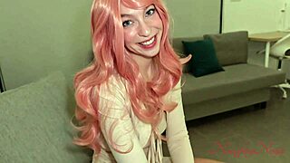 Step-Sister Sucks Dick for Revenge on Boyfriend with Creampie and Squirting in POV