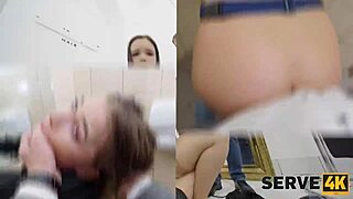 Tattooed blonde Greta Foss takes hardcore outdoor fucking from hunter in forest with shaved pussy and natural tits exposed