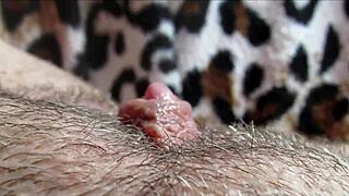 Huge Clit Pulsates In Closeup As Amateur Reaches Intense Orgasm Through Oral Stimulation