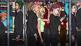 Jenny Loves It When Strangers Make Her Orgasm on the Bus in Hentai Game