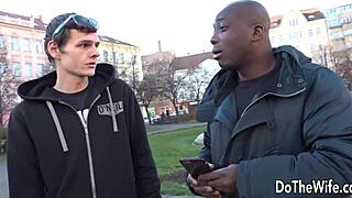 omg hotwife jenifer red is shoving that bbc up her ass before getting cum filled while hubby watches 😈