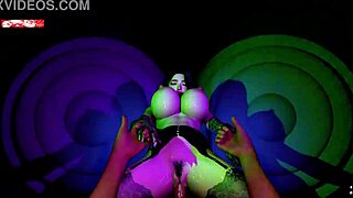 Bigboobs character gets animated in 3D hentai with anal creampie and deepthroat on monster cock.