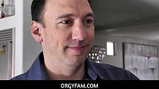 hey stepdaughter tina melt and samantha reigns share bobby beefcakes big cock in wild orgy