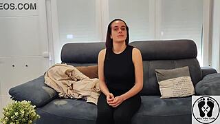 My 18yo amateur model Leyla Kixx first casting interview