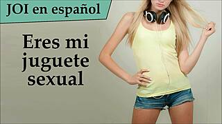 intriguing maid dominates slave with ball kicking and jerk off instructions in bdsm