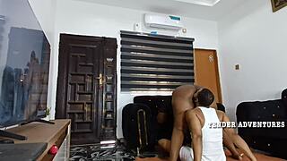 Wow, check out this hot sloppy blowjob with pussy licking, doggy style pounding, and a huge cumshot right in her mouth from amateur couple!