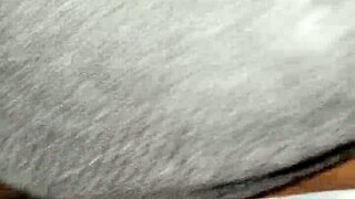 Sloppy deepthroat blowjob with fat bbw on the outdoor patio