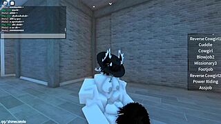 chicas traviesas enjoy wild fun in roblox with big tits