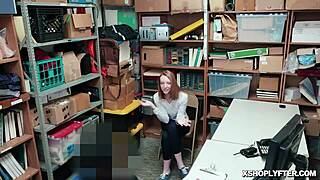 Katy Kiss Craves LP Officer's Cock Feed After Busted Shoplift