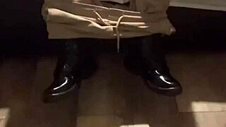 Japanese hottie calls firefighter to handle her ass with big cock sex outdoors