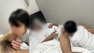 he asked his female friend for sex practice at her house to hide his virginity from his first girlfriend, and though she complained, the kind friend helped him with asian creampie and dirty talk in homemade japanese style