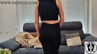 My 18yo amateur model Leyla Kixx first casting interview