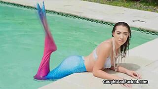 your sexy neighbor mermaid wants to blow you outdoors right now.