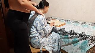 girlfriend skips exam fingered fucked on desk lesbian style part 1