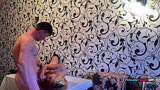 perverted stepbro eats sexy blonde stepsis shaved pussy alone