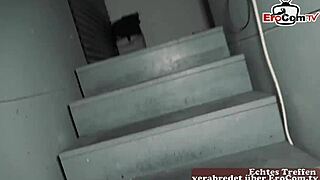 German fat BBW slut gets spontaneous outdoor fuck at real sex meet