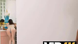 Milf mother-in-law slips into costume for wild party fuck