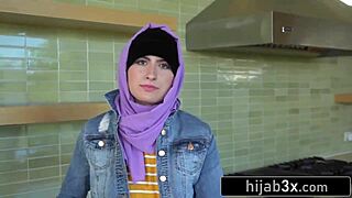 sexy arab teen tries cock sucking first time ever