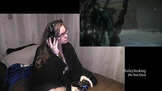 bbw brunette in lingerie shows off big ass tits till dawn