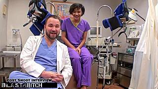 jackie banes caught by doctor tampa blasts cum on teen patient