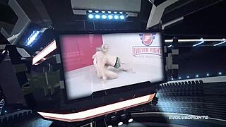 Sinn Sage's Nude Rough Wrestling Turns to Fingering and Hardcore Fucking