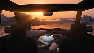 GTA 5 Franklin Hooks Up with Sexy Car Prostitute
