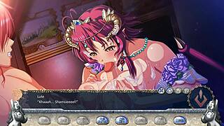 Greedy Succubus Gulps Massive Cumshot Load