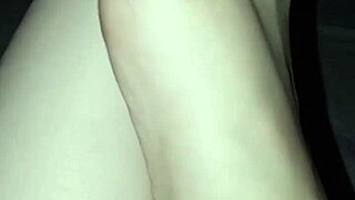 barefoot slut sneaks foot tease in the dark shadows