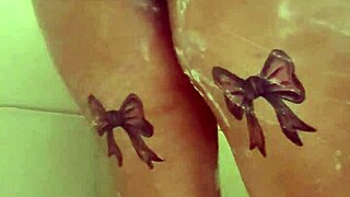 Fat BBW's Big Tits and Ass Tease in Quick Shower Bath