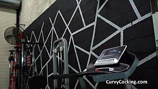 Hey, ever fantasize about a busty trainer ripping clothes for motivation?