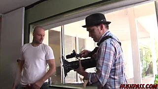 Sara Jay hosts raunchy bachelor party with friends licking and fucking everywhere