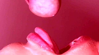 our close up teen blonde creampie sex feels so raw